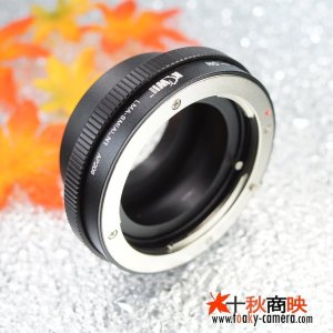 画像: 絞り操作可能！KIWIFOTOS製 ミノルタ Minolta AFレンズ ソニー SONY αレンズ→ ニコン１ Nikon 1シリーズ カメラボディ マウントアダプター