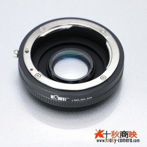 画像: 補正レンズ付! KIWIFOTOS製 ニコン Nikon Fマウント AI/AI-S/AF-I/AF-S レンズ→ソニー SONY Aマウント 一眼レフカメラ マウントアダプター 