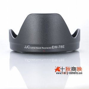 画像: JJC製 キャノン レンズフード EW-78E 互換品 EF-S 15-85mm F3.5-5.6 IS USM 対応